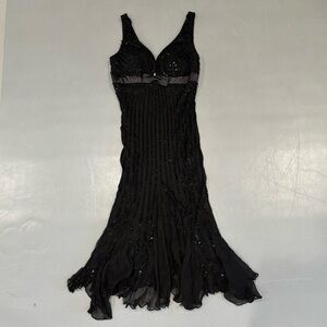 Vintage Pronovias Beaded Evening Gown